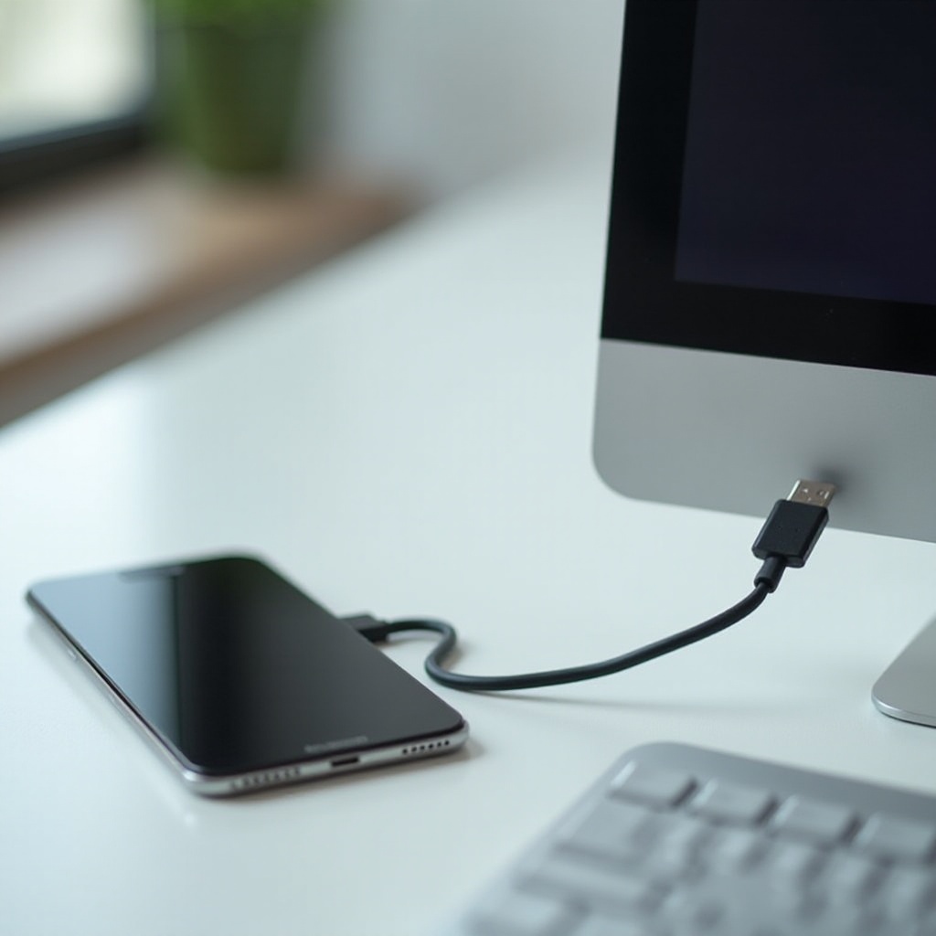 connect samsung s21 phone to computer to transfer files