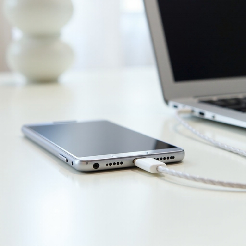 conectar el teléfono Samsung S21 a la computadora para transferir archivos