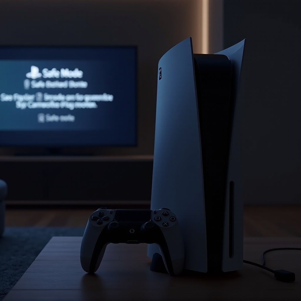 o modo de segurança do PS4 não funciona