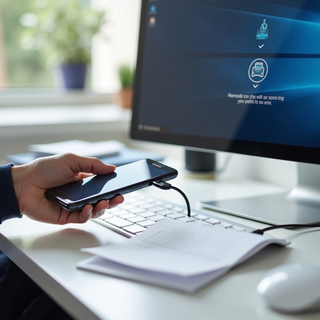 verbind de Samsung S21-telefoon met de computer om bestanden over te zetten