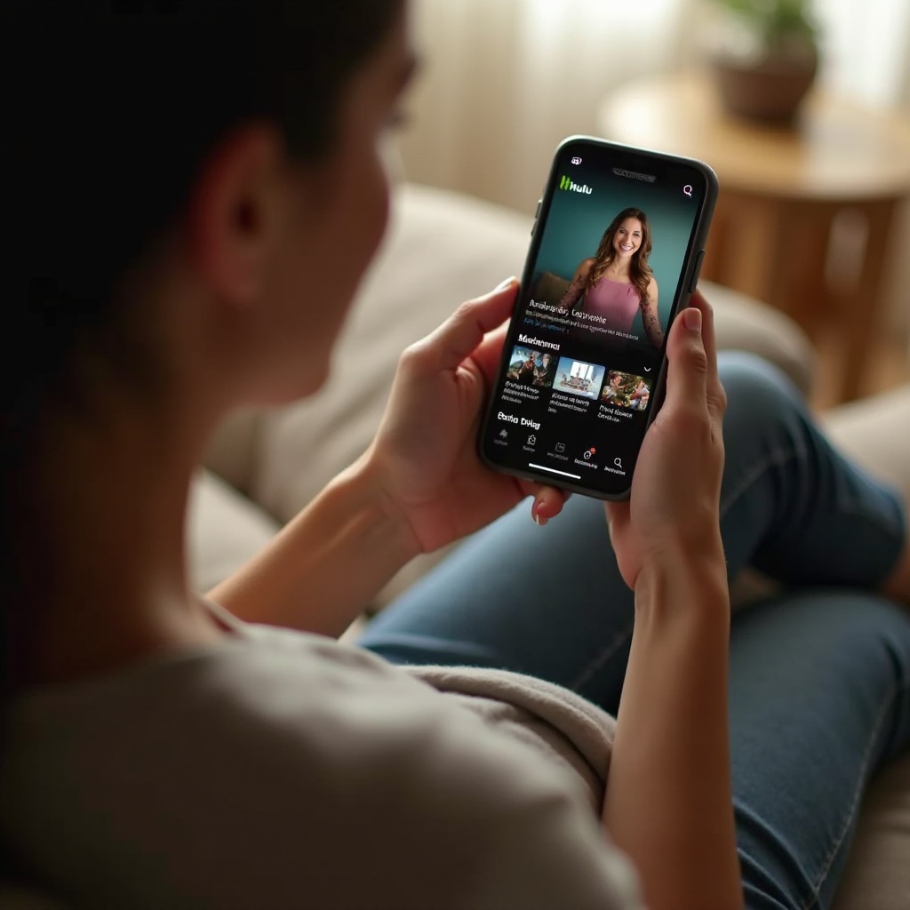 accesso a Hulu tramite telefono