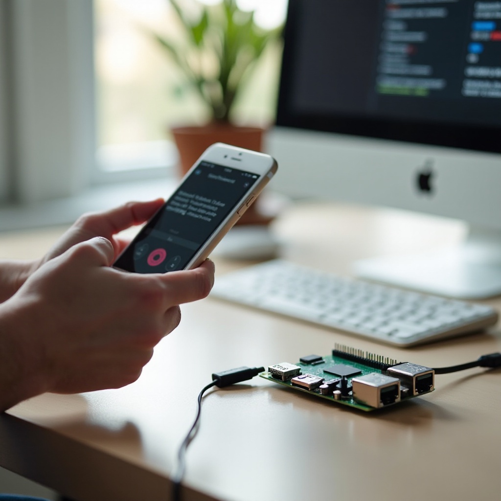 come controllare il Raspberry Pi 3 dal telefono