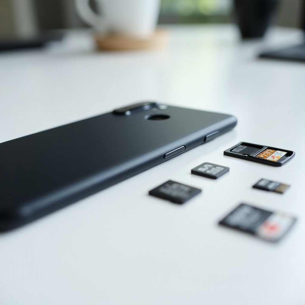 carte SD dans téléphone Android A15