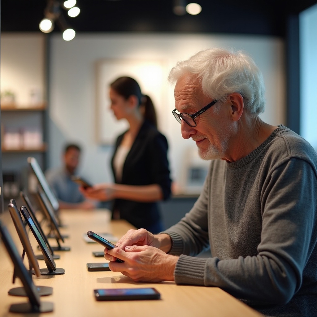 how to use a smartphone for seniors