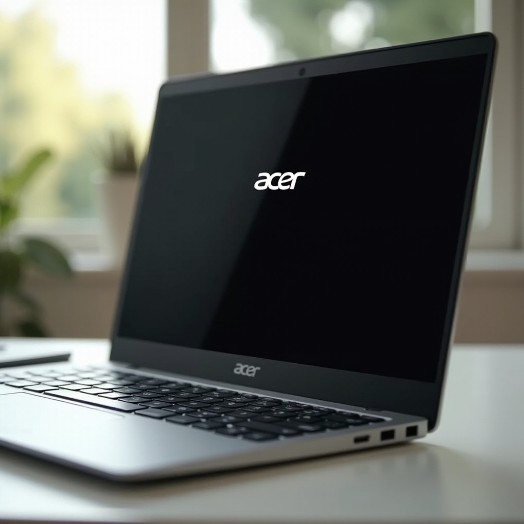 tela preta do Acer Chromebook