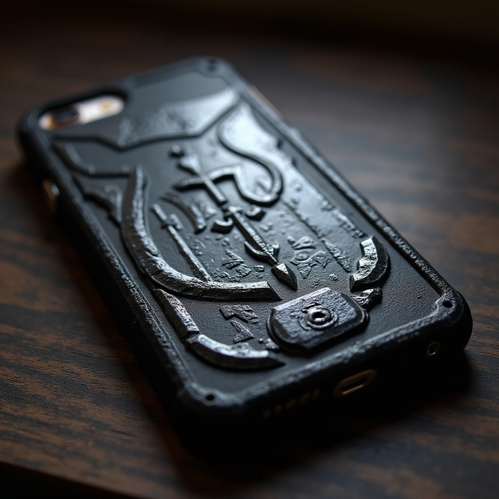 3D-model van een Doom-telefoonhoesje