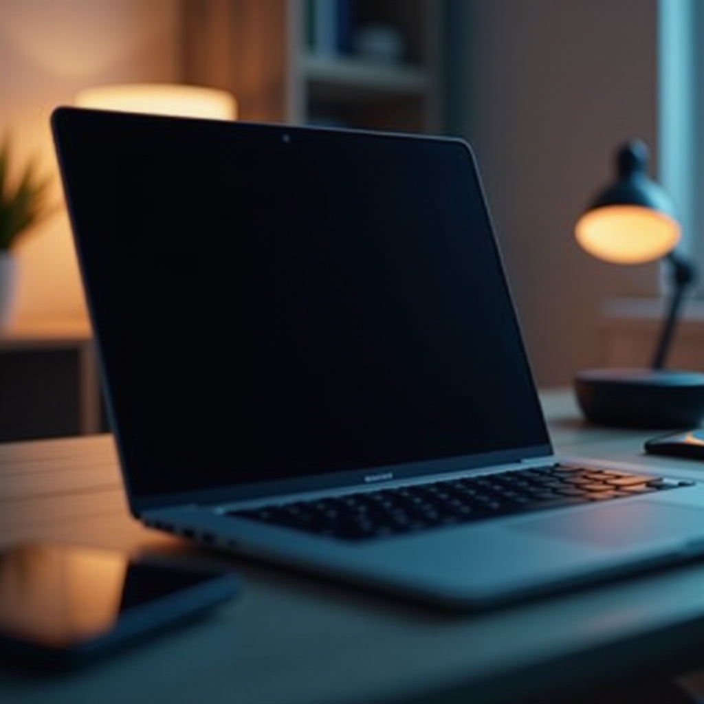 Acer Chromebook musta näyttö