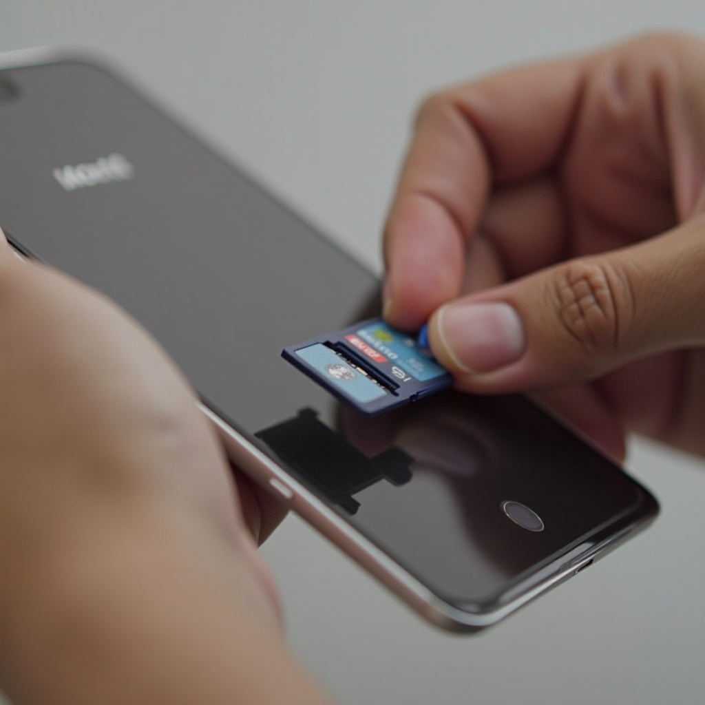 scheda SD nel telefono Android A15