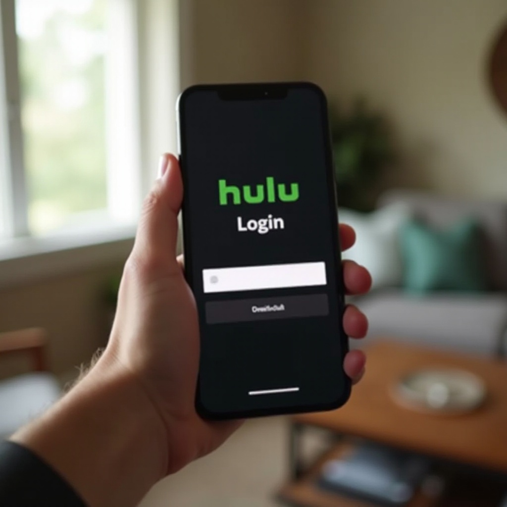 inloggen op Hulu via telefoon