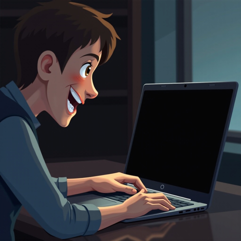 HP Chromebook tela preta da morte