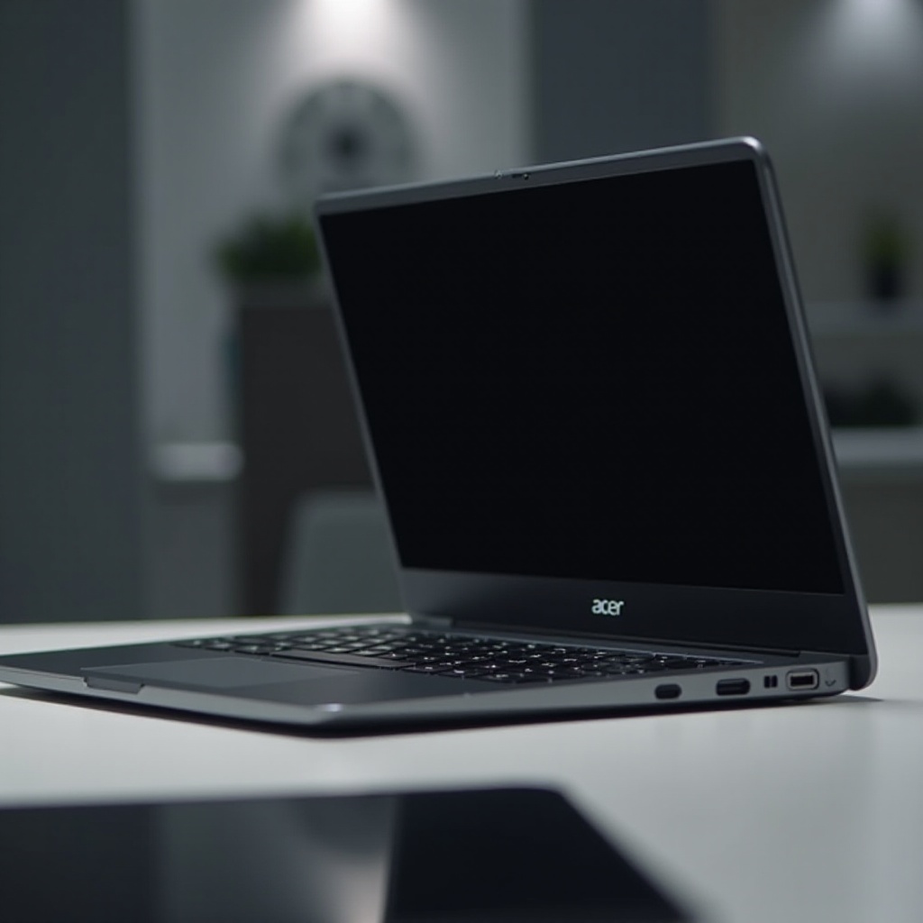 zwart scherm van Acer Chromebook