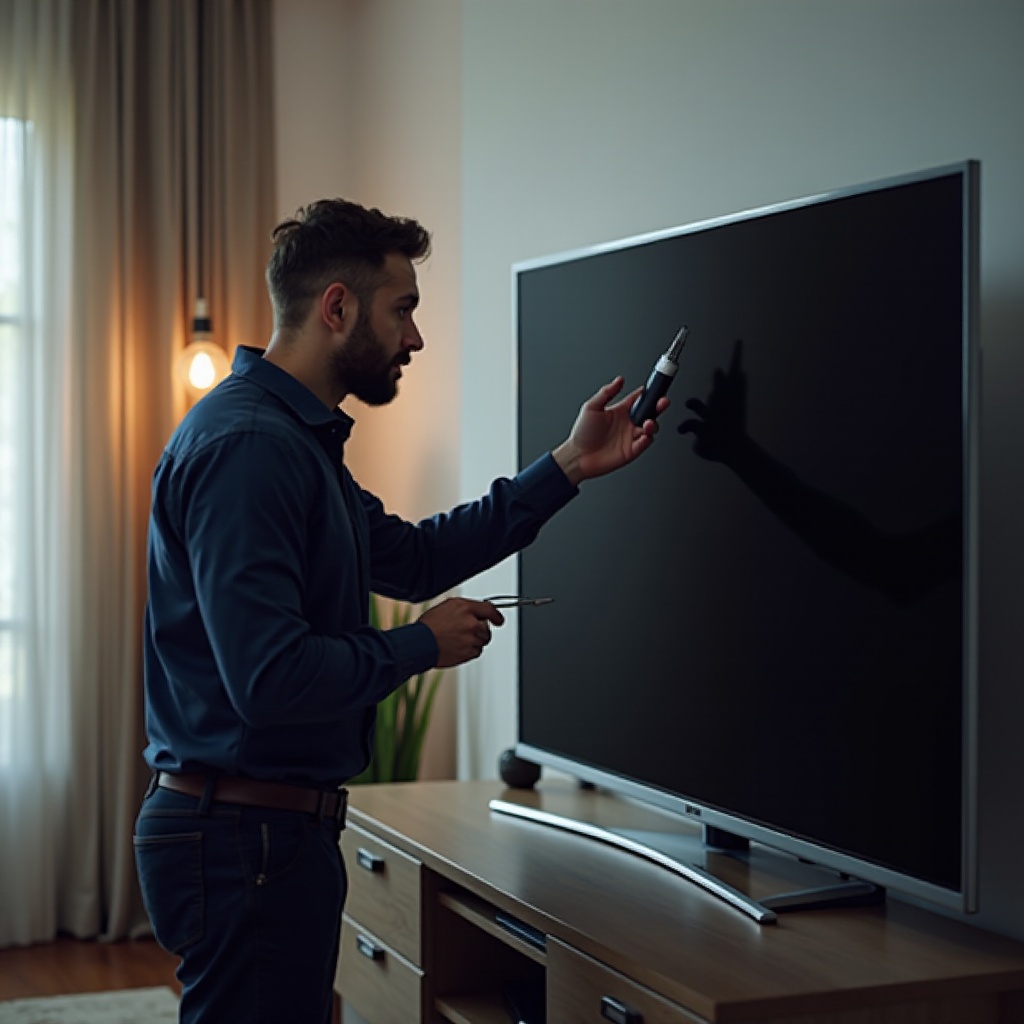 why is my tv screen so dark