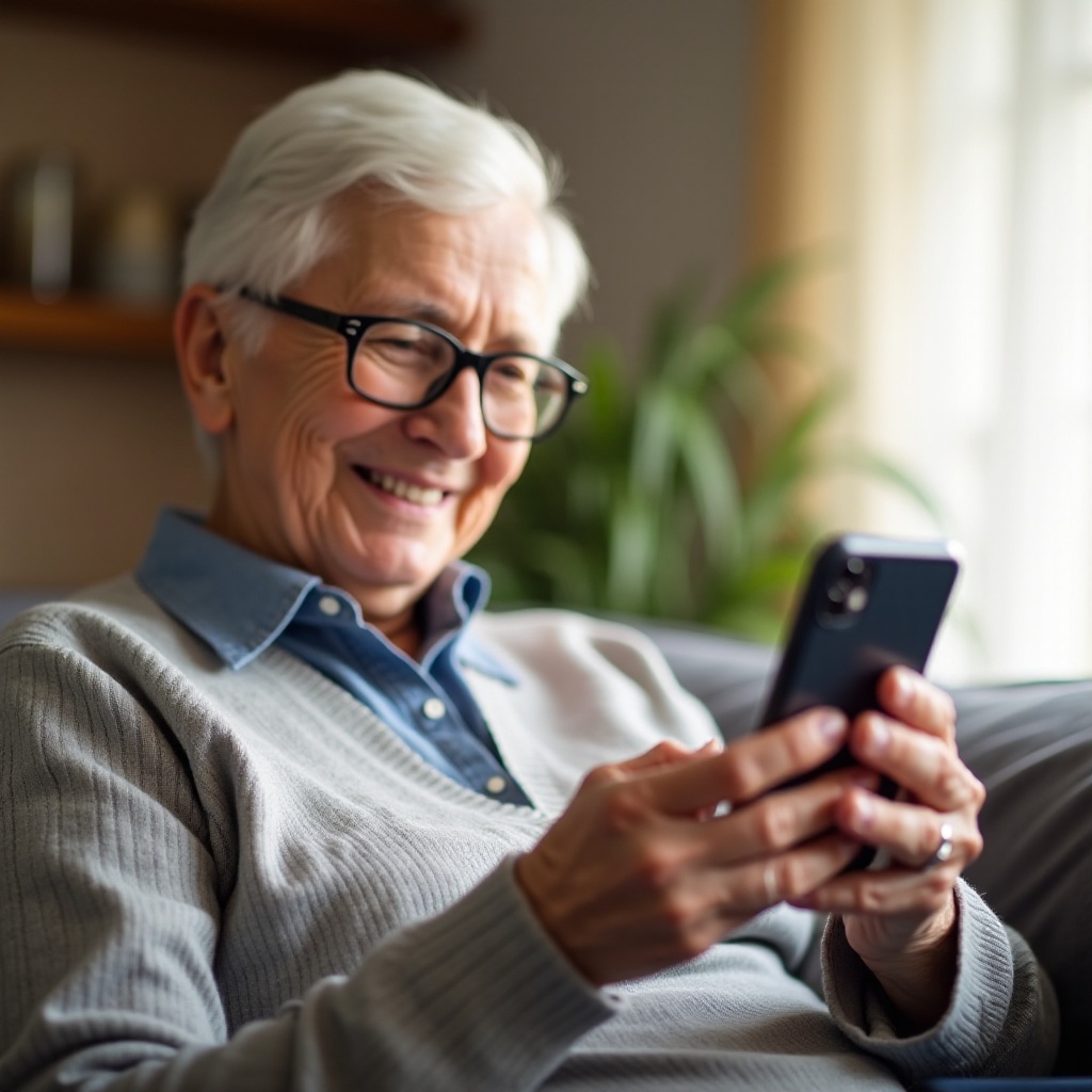 how to use a smartphone for seniors