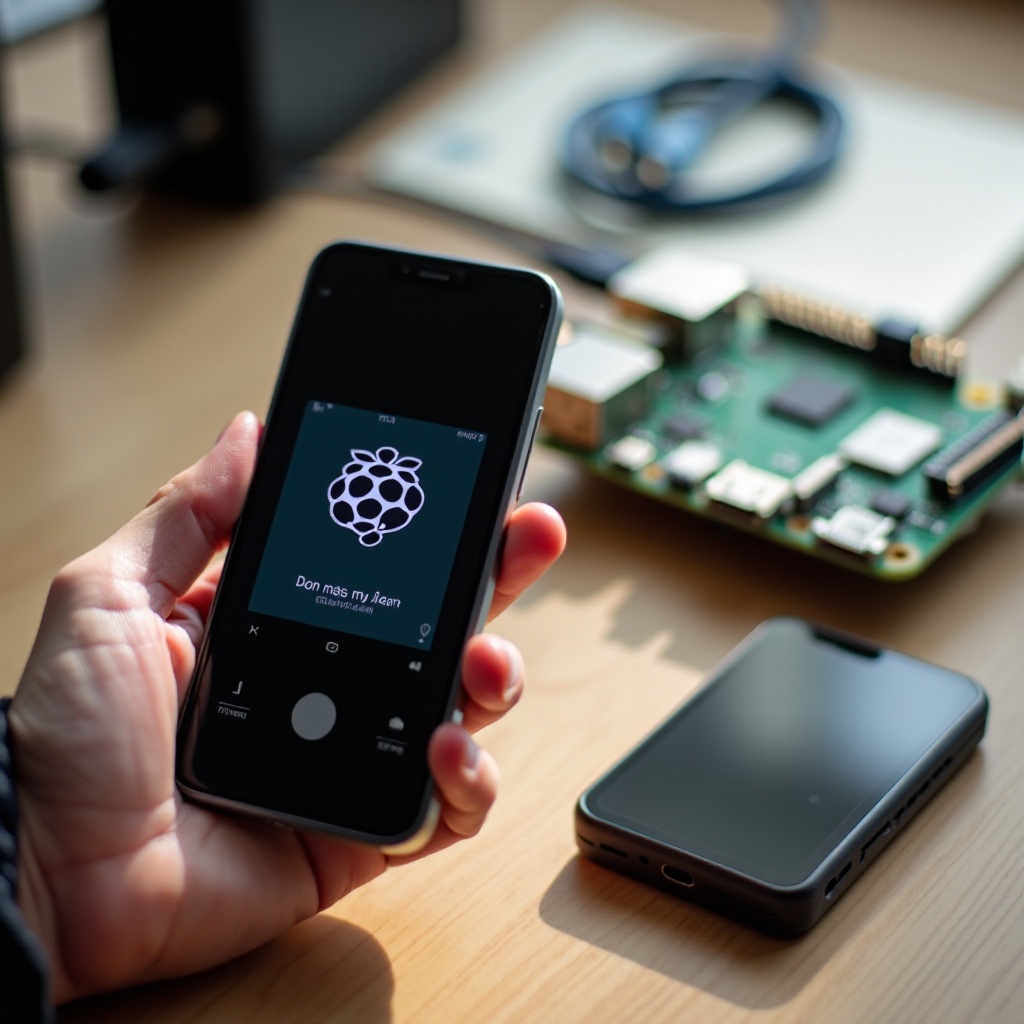 wie man den Raspberry Pi 3 vom Telefon aus steuert
