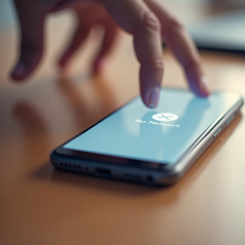 as configurações do telefone dizem que a rede móvel está desconectada