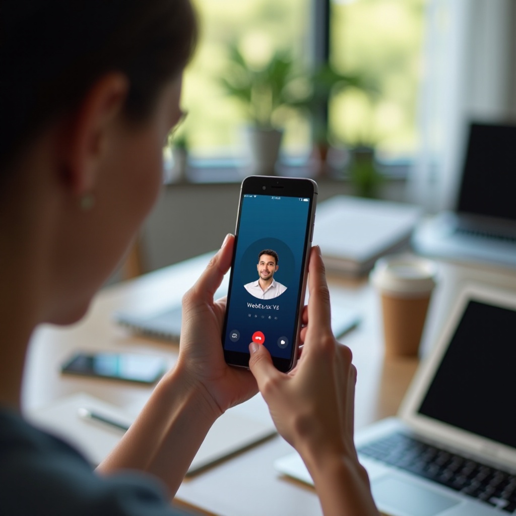 cómo hacer una llamada de Webex