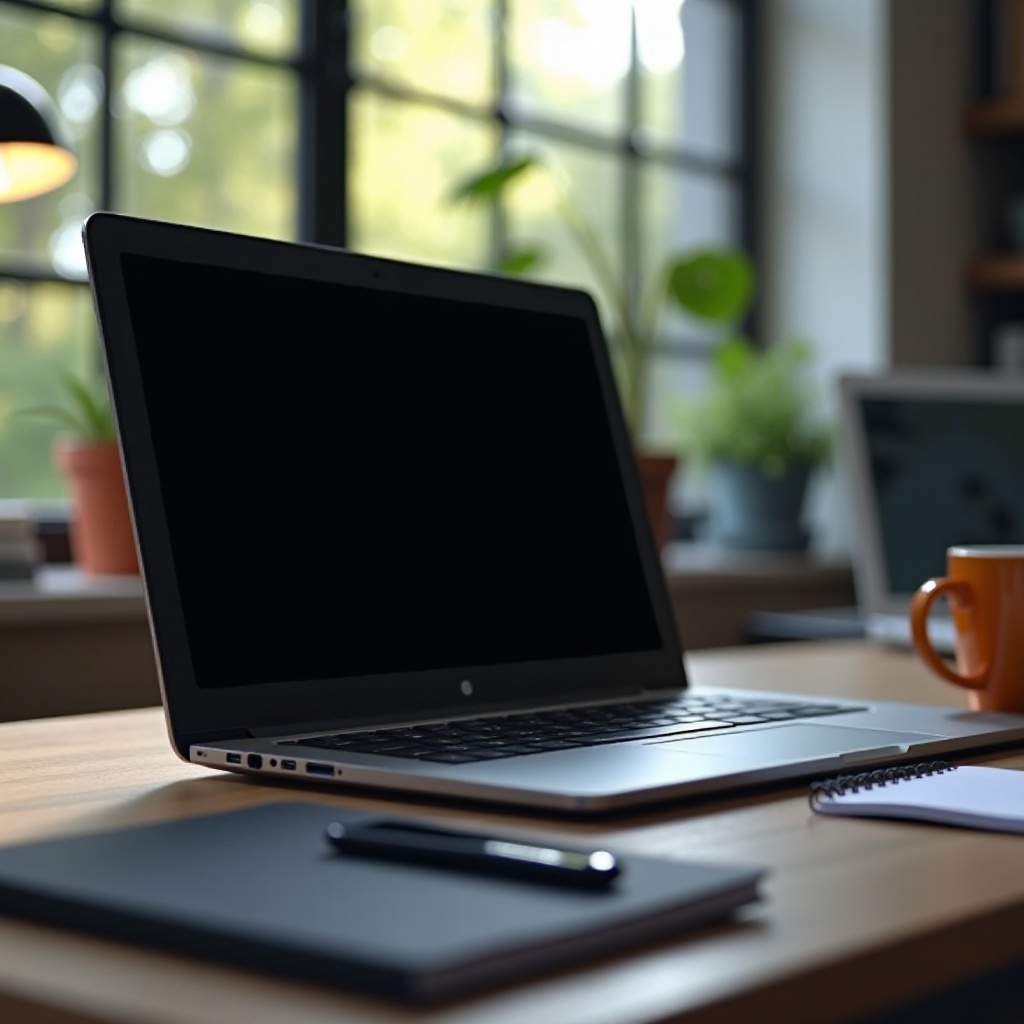 hp chromebook black screen of death