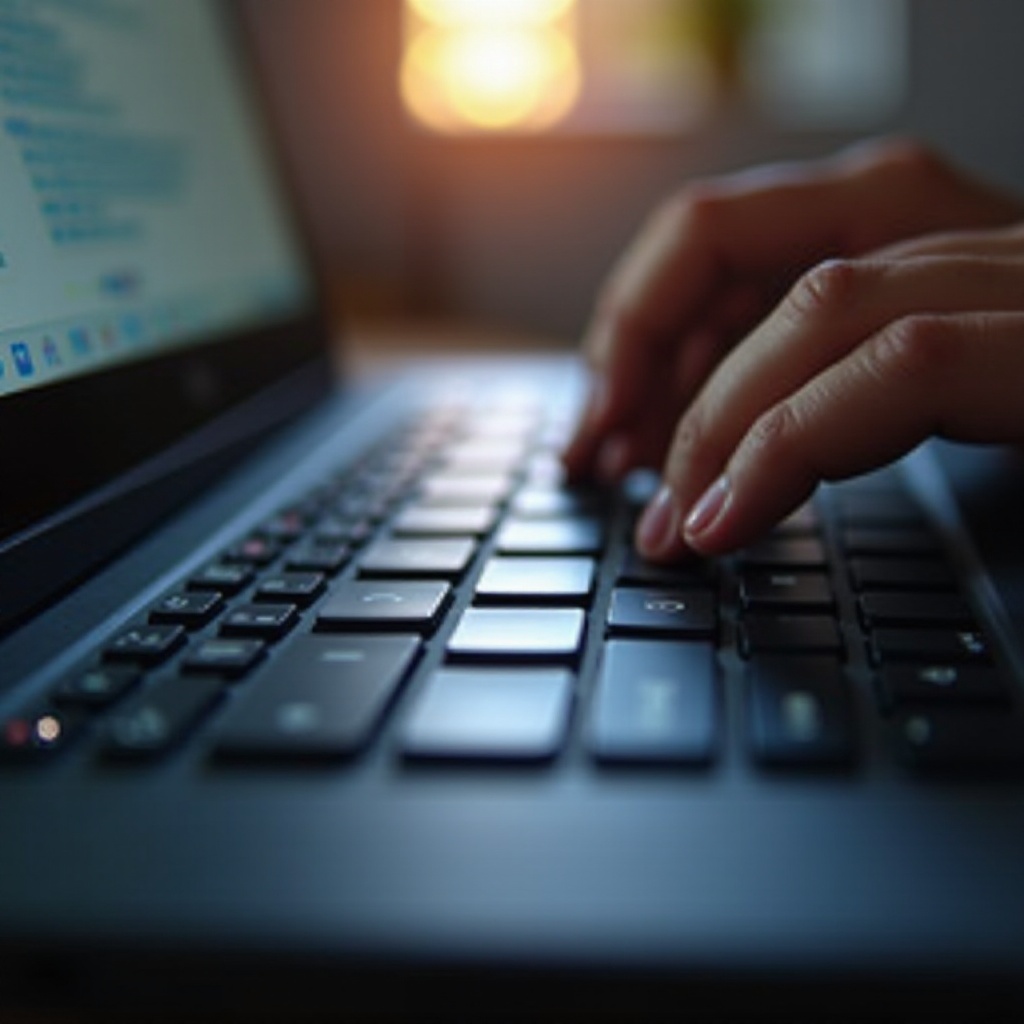 como reiniciar o teclado do laptop